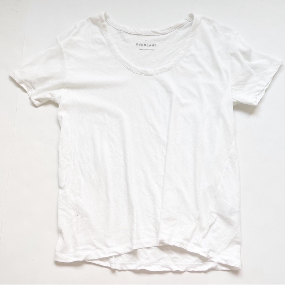 Everlane Classic White Top Shirt